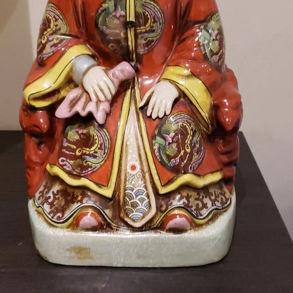 Chinese Porcelain Empress C. 1900, H 15''  - Picture 4 of 12